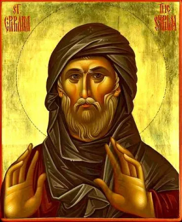 Sant'Efrem | Una icona di Sant'Efrem il Siro, dottore della Chiesa | pd