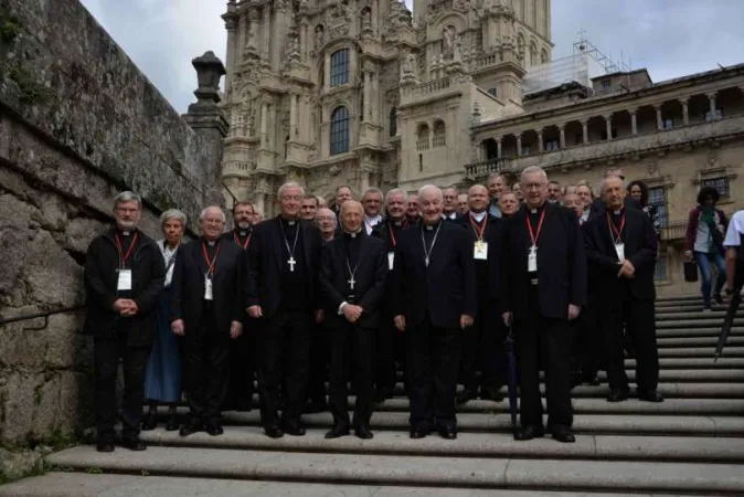 CCEE | Foto dei vescovi del CCEE nell'ultima plenaria in presenza a Santiago di Compostela, nel 2019 | CCEE