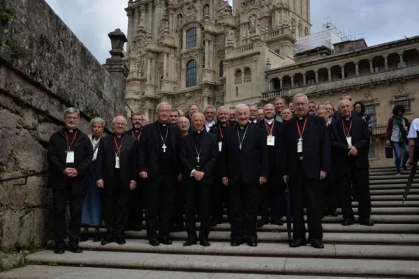 Foto dei vescovi del CCEE nell'ultima plenaria in presenza a Santiago di Compostela, nel 2019 / CCEE