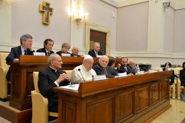 Papa Francesco durante un recente convegno alla Pontificia Accademia delle Scienze | Twitter @casinapioiv