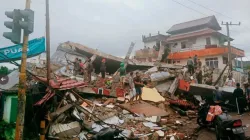 Una immagine del terremoto in Indonesia / Twitter