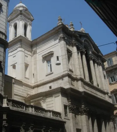 La facciata di Santa Maria in Via Lata |  | www.cryptavialata.it