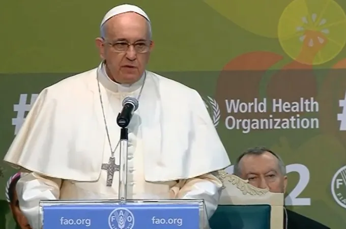Il Papa nella sua visita alla FAO |  | CTV
