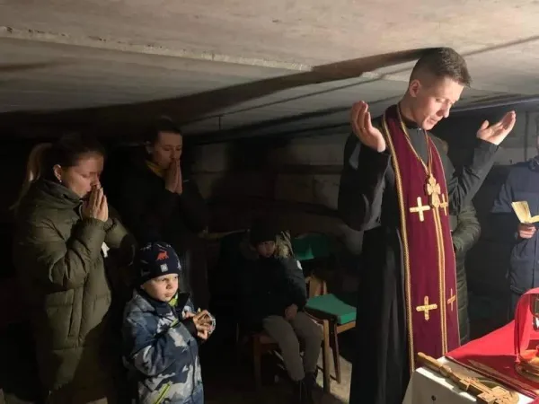 La preghiera nei rifugi a Kiev  |  | Chiesa greco-cattolica ucraina