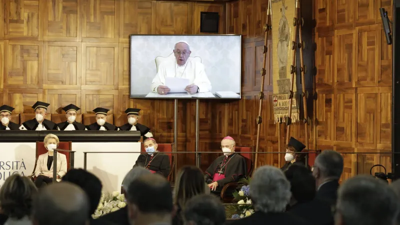 Il messaggio del Papa nella Aula Magna  |  | Cattolica News