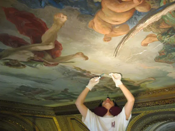Alcune immagini del restauro della Galleria dei Candelabri |  | Musei Vaticani 