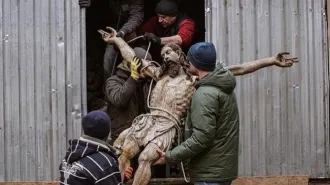 Ucraina, il Cristo di Leopoli nascosto. Non succedeva dalla Seconda Guerra Mondiale