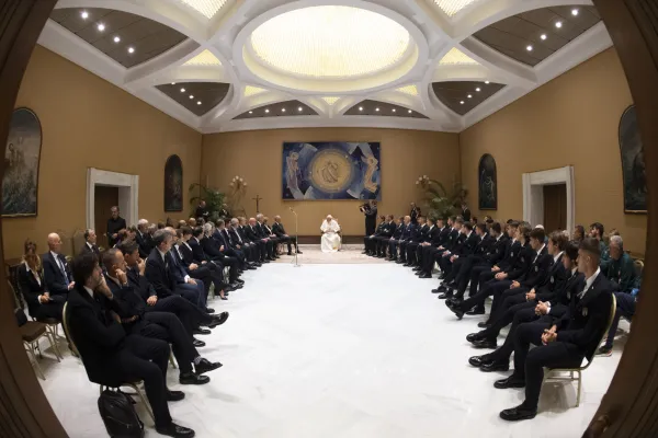 Papa Francesco incontra la nazionale italiana di calcio / Vatican Media 