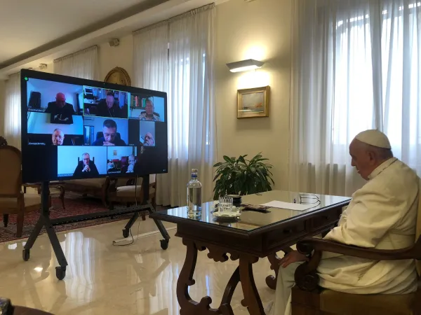 La riunione presieduta dal Papa |  | Vatican Media 