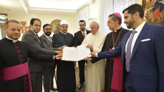 Papa Francesco, incontro con il Comitato per la Fratellanza Umana