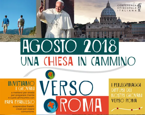 Logo incontro del Papa con i giovani | Il logo dell'incontro di Papa Francesco con i giovani l'11-12 agosto | CEI