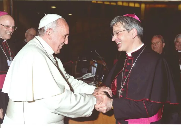 Monsignor Sigismondi con Papa Francesco |  | Diocesi di Perugia