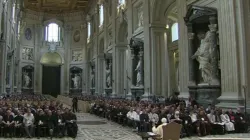Papa Francesco durante un incontro con il clero di Roma in San Giovanni In Laterano / Vatican Media / You Tube