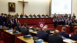L'incontro della Fondazione Opere per il Nuovo Millennio, che organizza la Giornata Papale, nella sede della Conferenza Episcopale Polacca a Varsavia, 16 gennaio 2019 / Conferenza Episcopale Polacca 