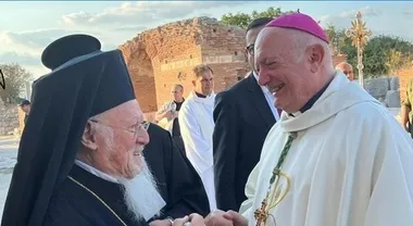Il Patriarca Bartolomeo e l'arcivescovo Bellandi | Centro Pro Unione Arcidiocesi di Salerno