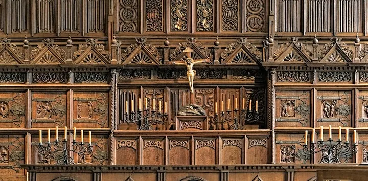 Il crocifisso ligneo nella Sala della Pace di Münster | pd 