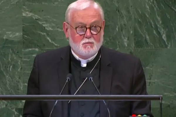L'arcivescovo Gallagher parla alla 73esima Assemblea Generale delle Nazioni Unite | Holy See Mission