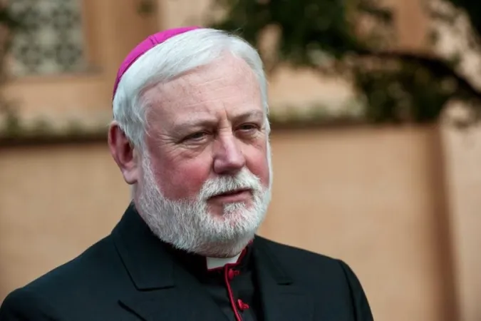 Arcivescovo Gallagher | L'arcivescovo Paul Richard Gallagher, 