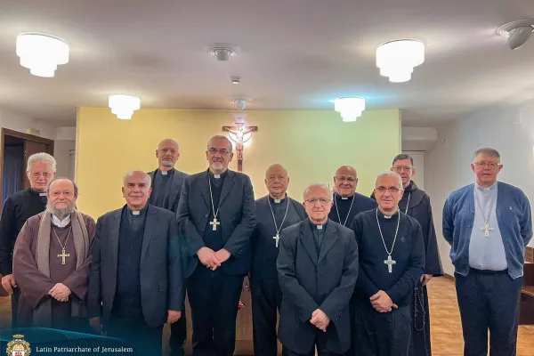 I vescovi di rito latino negli Stati arabi riuniti a Roma, 16 gennaio 2024 / Twitter Patriarcato Latino di Gerusalemme