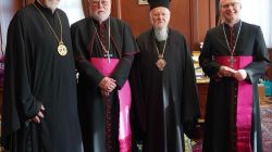 L'arcivescovo Paul Richard Gallagher con il Patriarca Ecumenico di Costantinopoli Bartolomeo I, Fanar, 29 febbraio 2024 / X @ecupatriarch