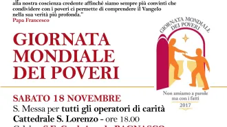 La Giornata dei poveri a Genova con il Cardinale Bagnasco