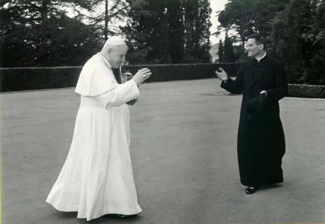 Papa Giovanni XXIII e monsignor Capovilla  |  | Fondazione Papa Giovanni XXIII
 