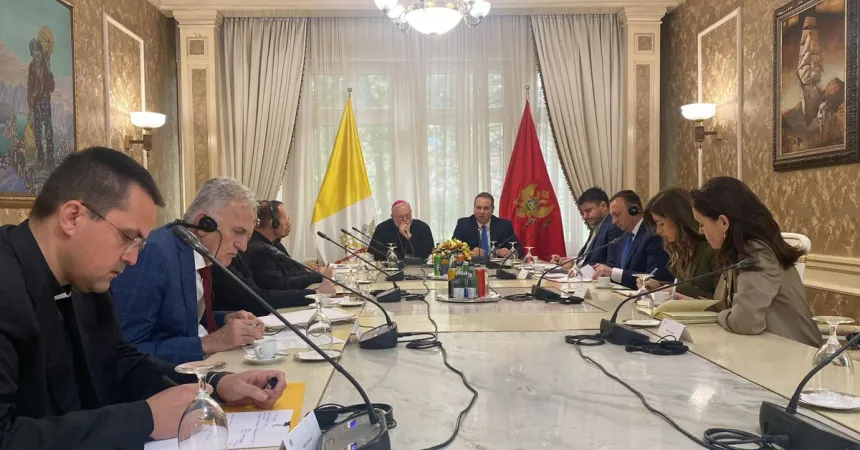 Santa Sede - Montenegro | Il tavolo di lavoro Santa Sede e Montenegro sull'applicazione dell'Accordo di Base, riunitosi a Podgorica il 22 marzo 2024 | X @TerzaLoggia