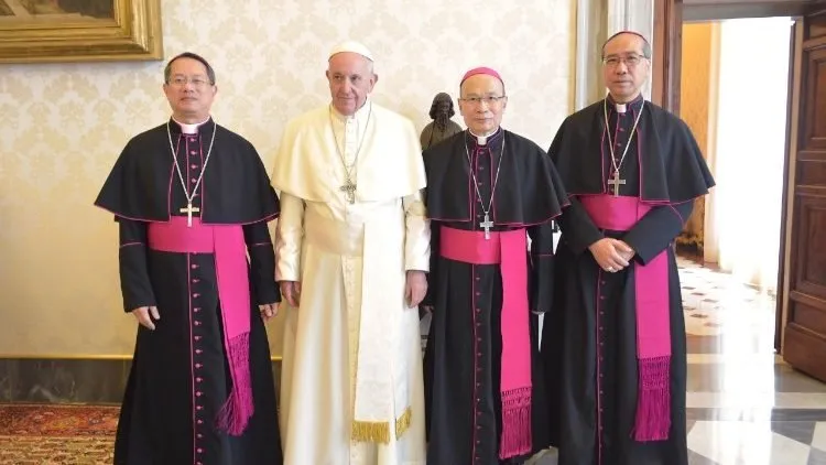 I vescovi di Hong Kong e Macao in visita ad limina da Papa Francesco il 23 giugno 2018 | Vatican Media 