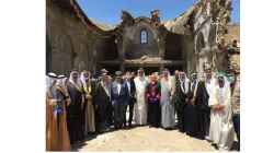 Il vescovo Mousa in visita a Mosul insieme a una delegazione di capi religiosi, Mosul, 6 giugno 2020 / Saint - Adday