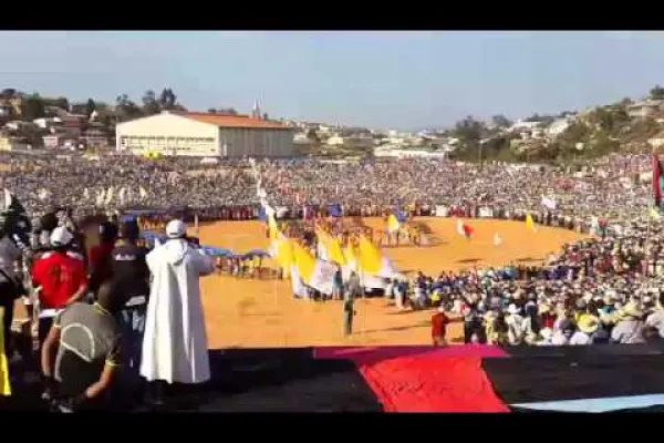 L'apertura di JMJ Mada 9 in Madagascar, cui Papa Francesco ha inviato oggi un messaggio / YouTube