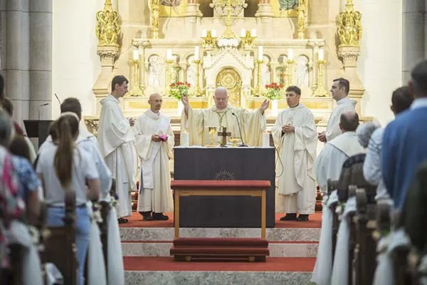 I gesuiti di Ungheria durante la celebrazione del Giubileo della loro provincia nel 2019 | Jesuits.eu