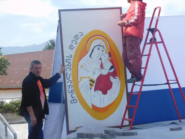 I preparativi al Centro dei Camilliani, alla vigilia dell'incontro del Papa con le opere di carità  | Andrea Gagliarducci / ACI Stampa