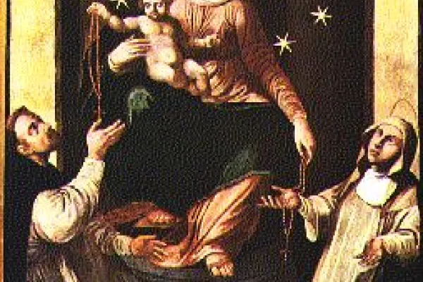 Quadro della Beata Vergine del Santo Rosario di Pompei / 