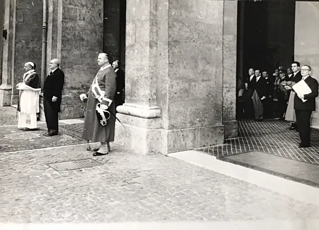 Guido Imolesi con Paolo VI al Quirinale |  | Famiglia Imolesi