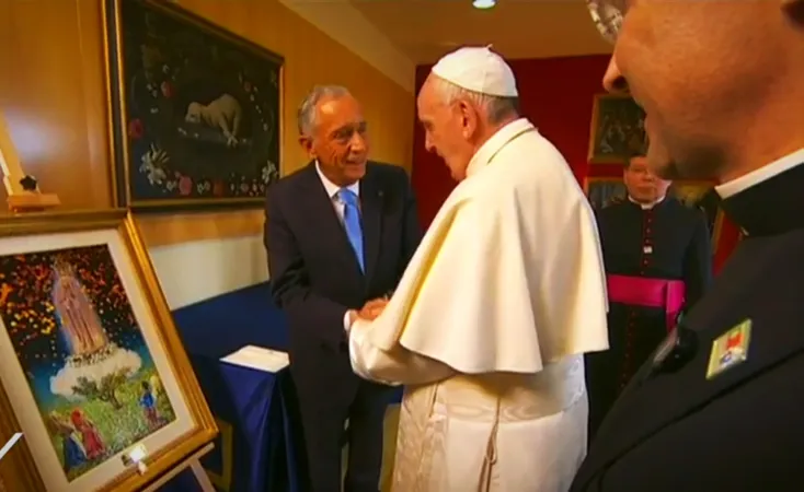 Il Papa e il presidente del Portogallo  |  | CTV