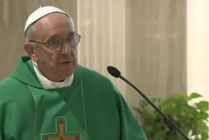 Il Papa celebra la messa a Santa Marta |  | CTV