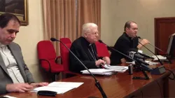 La conferenza stampa durante la quale l'arcidiocesi di Milano ha svelato il programma della visita di Papa Francesco / chiesadimilano.it