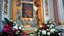 L'icona mariana di Chernivtsi, recentemente incoronata dall'arcivescovo maggiore Sviatoslav Shevchuk / RISU