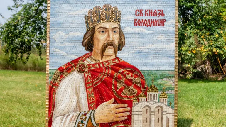 San Volodymyr | Il mosaico di San Volodymyr posto nella cattedrale di Santa Sofia a Kyiv | RISU
