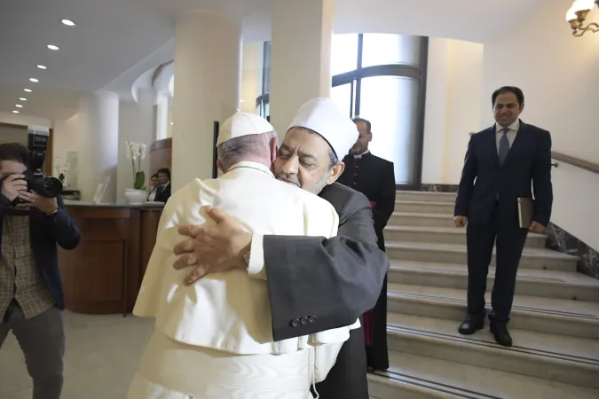 Papa Francesco e l Grande Imam di al Azhar | Vatican Media / ACI Group