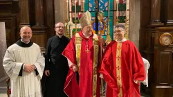 Il cardinale Sandri al termine della celebrazione nella chiesa dei Santi Apostoli a Roma, 30 novembre 2020 / Press Oriente Cattolico