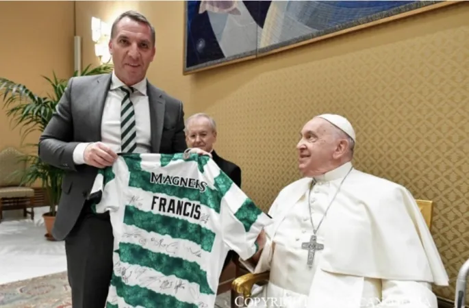 Il Papa e il Celtic |  | vatican media / ACI group