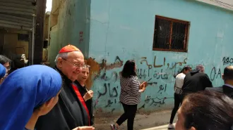 Il cardinale Sandri in Libano tra profughi, e giovani prepara l'incontro di Bari 