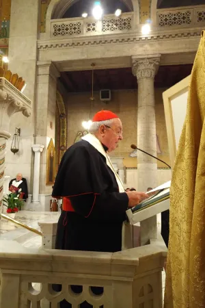 Cardinale Sandri | Il Cardinale Leonardo Sandri durante il suo saluto all'inaugurazione del monastero dedicato a San Charbel a Roma, 26 settembre 2019 | Congregazione per le Chiese Orientali