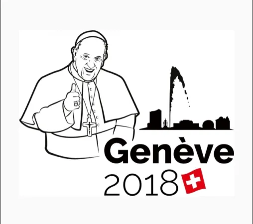 Logo Papa a Ginevra 2018 |  | Diocesi di Losanna, Ginevra e Friborgo 