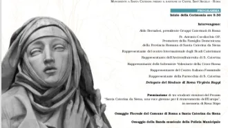 Santa Caterina da Siena: a Castel Sant’Angelo l’omaggio floreale e una premiazione