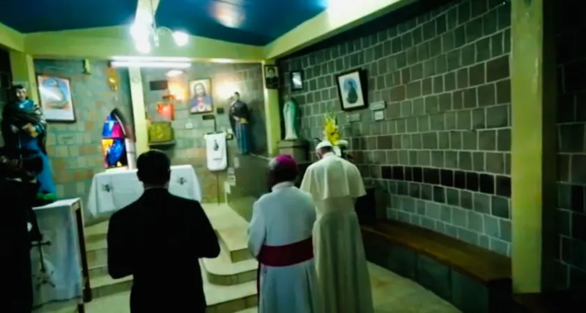 Il Papa prega sulla tomba della Beata Victoire  |  | Vatican Media 