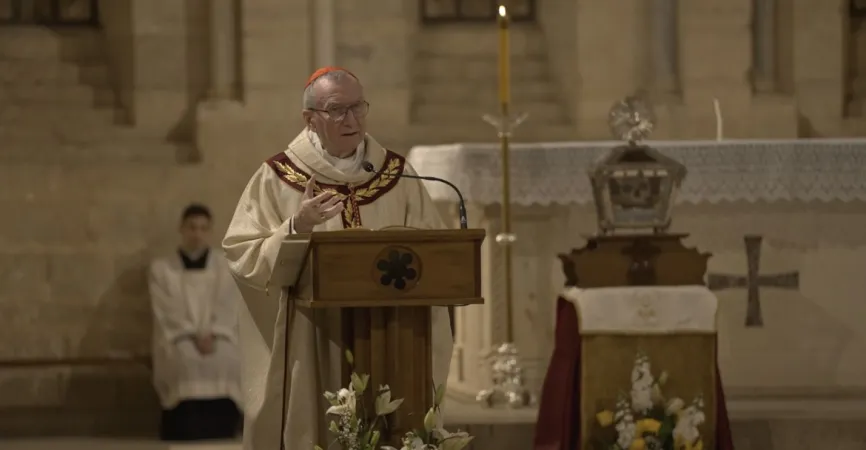 Il Cardinale Parolin celebra a Fossanova |  | EWTN / ACI Group