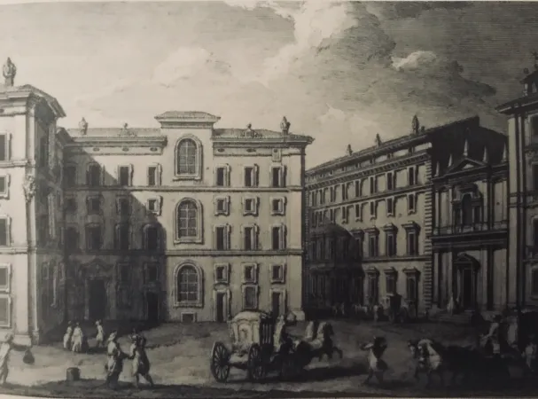 Palazzo Gabrielli dove si sviluppò il primo periodo del teatro del Seminario |  | Seminario Romano 