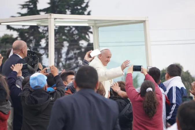 L'arrivo del Papa |  | David Ramos ACI Prensa